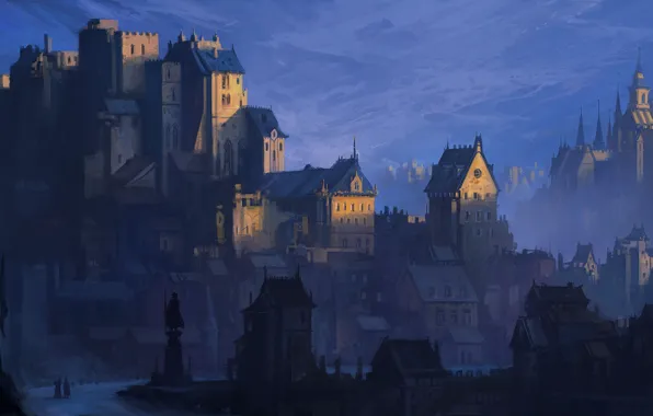 The city, Andreas Rocha, the first rays, first rays