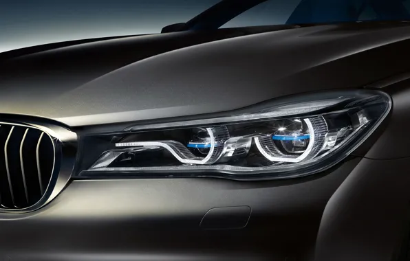 BMW, headlight, BMW, sedan, 7-Series, G12