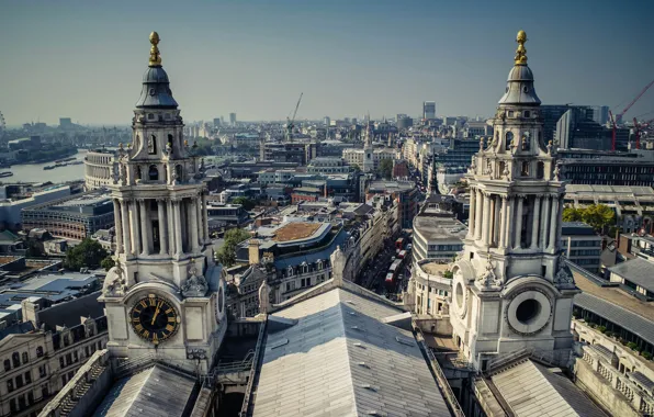 City, the city, street, view, England, London, panorama, architecture