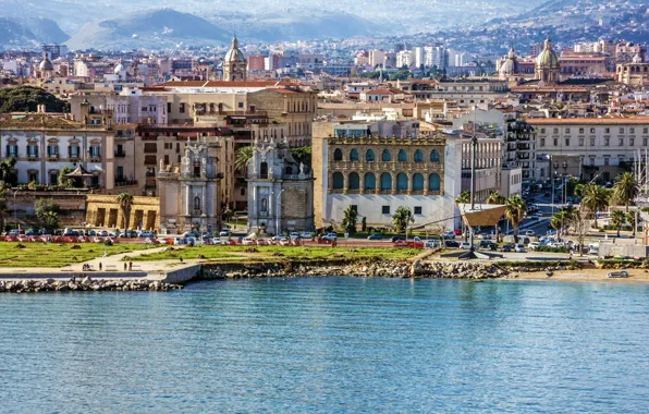 Sea, home, Italy, Sicily, Palermo