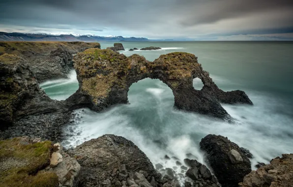 Rocks, coast, Ireland
