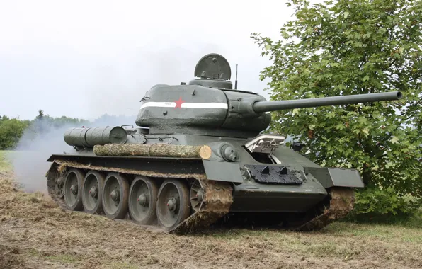 Tank, legend, Soviet, average, T-34-85
