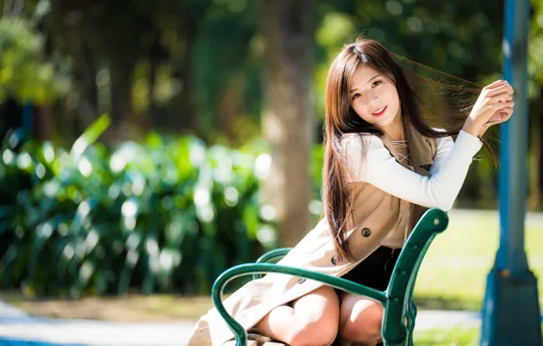 Picture girl, face, smile, model