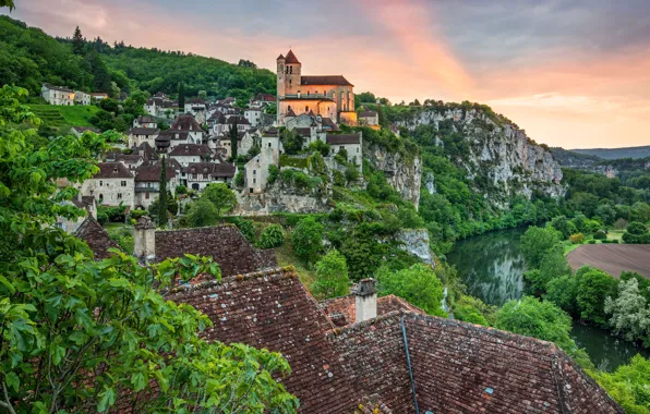 Picture castle, France, Occitane, Lo River Valley