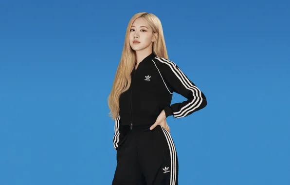 Rose, Adidas, Wallpaper for desktop, kpop, blackpink, blackpink, rose, korean singer
