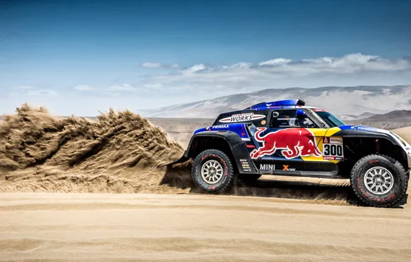 Sand, Mini, Desert, Speed, Car, 300, Rally, Dakar