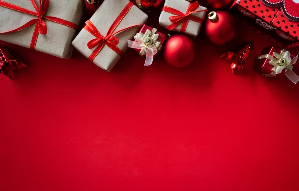 Decoration, gift, balls, new year, Christmas, Christmas, balls, New Year