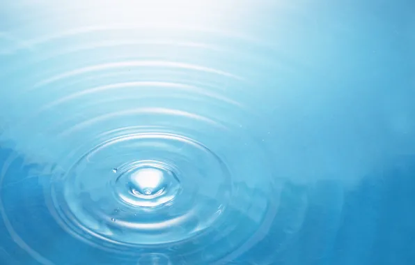 Picture water, drops, transparent, texture, turquoise, Wallpaper from lolita777