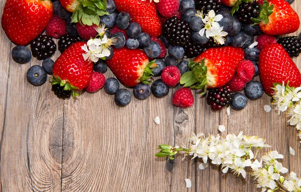 Berries, raspberry, strawberry, fresh, BlackBerry, strawberry, blueberries, berries
