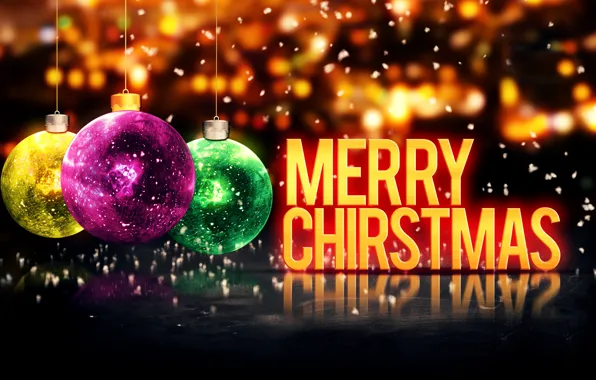 New Year, Christmas, Christmas, balls, New Year, Happy, Merry
