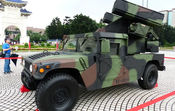 Military, army, american, US Army, missile, High Mobility Multipurpose Wheeled Vehicle, Stinger, military vehicle