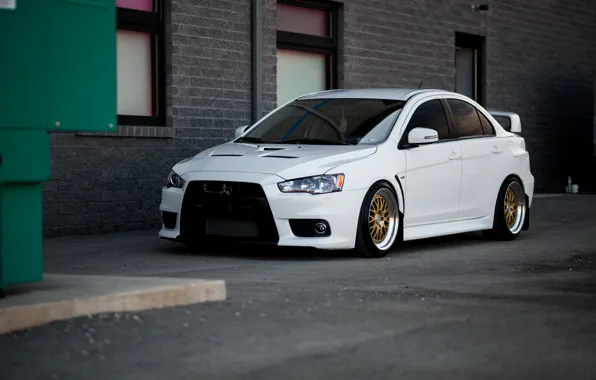 Picture wheels, mitsubishi, lancer, evolution, Bronze