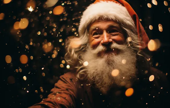 Christmas, New year, Santa Claus, Santa Claus, AI art, neural network