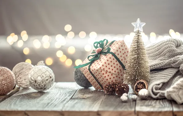 Balls, gift, balls, Christmas, New year, herringbone, bumps
