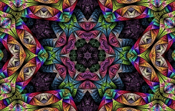 Picture psychedelic, Psychedelic, Fractals