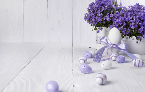 Flowers, eggs, Easter, flowers, lavender, spring, Easter, eggs