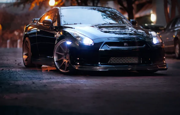 Picture Auto, Tuning, Street, GTR, Machine, Nissan, Drives