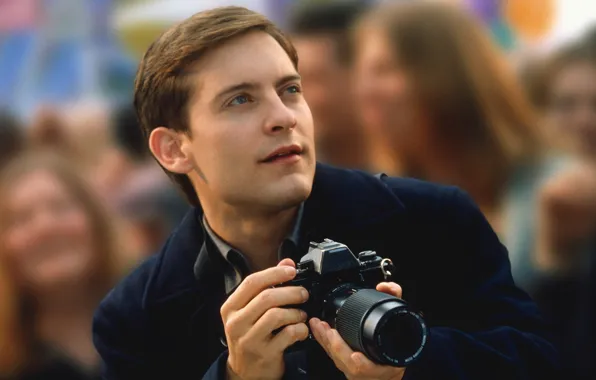 Picture mood, Photo, spider, actor, Tobey Maguire. Peter Parker.