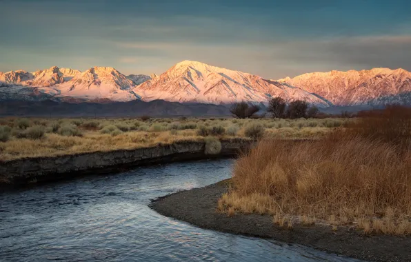 Mountains, river, valley