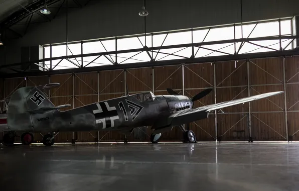 Messerschmitt, BF 109, single-engined piston fighter