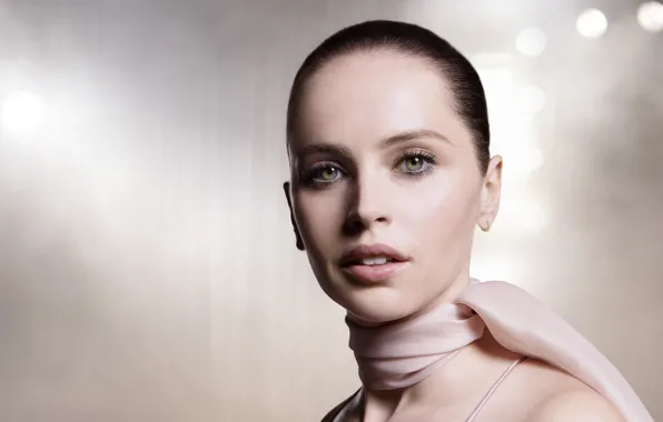 Look, girl, face, portrait, makeup, actress, hair, Felicity Jones