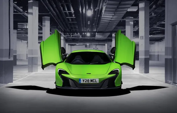 McLaren, supercar, front view, 650S