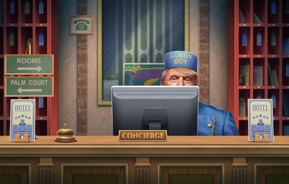 Picture Computer, Style, Monitor, President, Art, Art, Style, Game