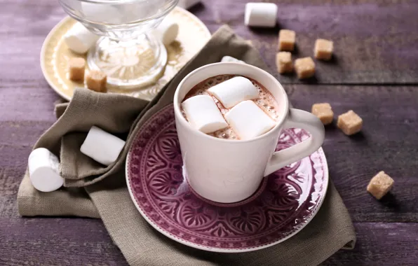 Picture chocolate, hot, cup, chocolate, cocoa, cocoa, marshmallows, marshmallow