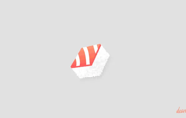 Figure, food, minimalism, art, drying, sushi