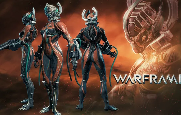 Space, nebula, weapons, being, soldiers, armor, cyborg, character