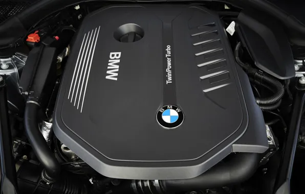 Engine, BMW, cover, 540i, 5, M Sport, 2017, 5-series