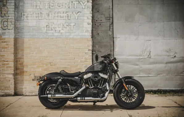 Picture bike, classic, american, Harley-Davidson, Sportster, Forty-Eight, 2016, v-twin