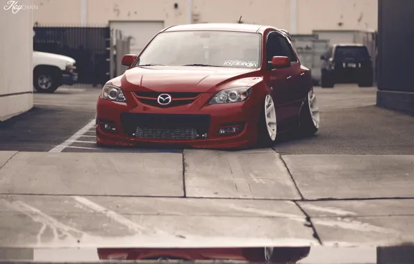 Picture Mazda, jdm, stance, Low, BellyScrapers, speed3