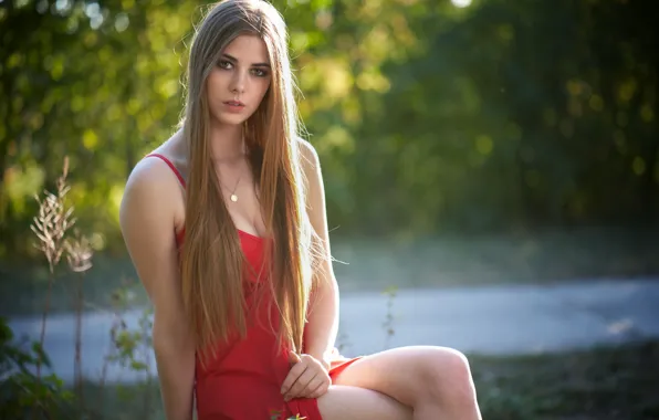 Picture look, girl, face, hair, Martin Fuhrmann