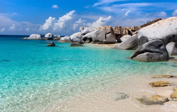 Sand, sea, nature, river, stones