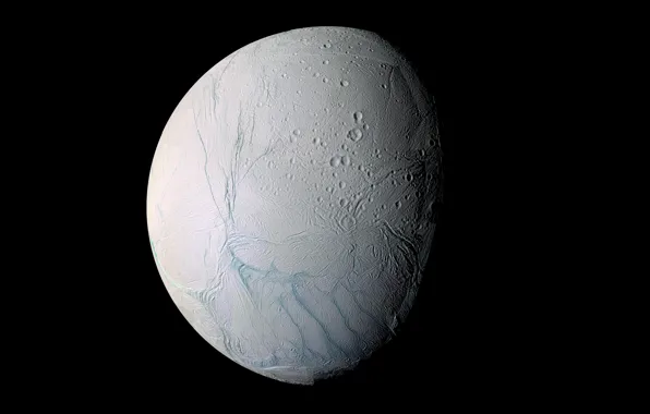Picture planet, Enceladus, Solar System, Saturn's moon