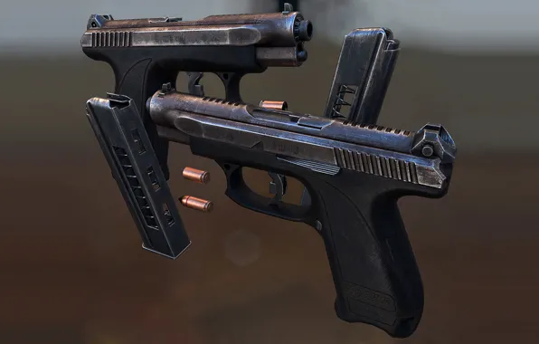 Picture gun, GSH-18, Gryazev and Shipunov