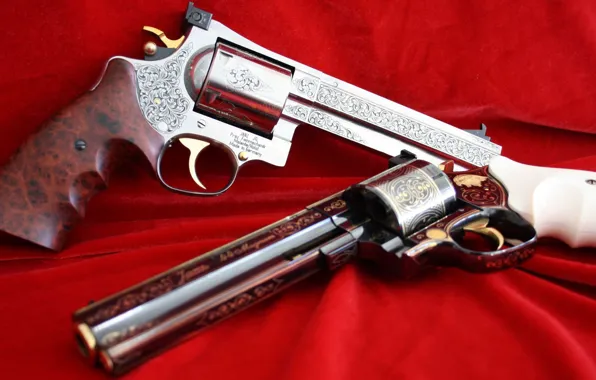Weapons, Custom, gun, Court, weapon, engraving, custom, Revolver