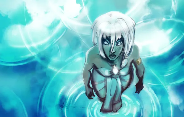 Look, girl, light, Atlantis