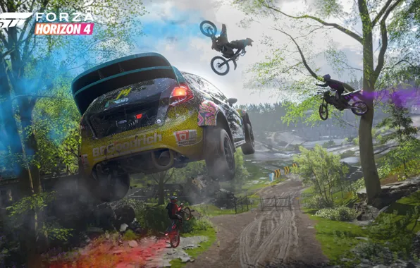 Ford, Microsoft, game, 2018, Rally, Fiesta, E3 2018, Forza Horizon 4