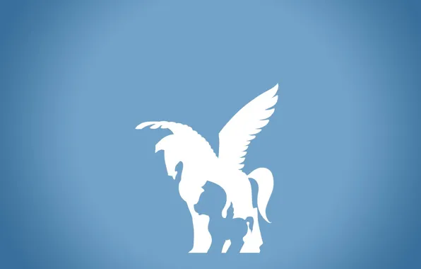 White, horse, cartoon, wings, tail, foal, Pegasus, Hercules