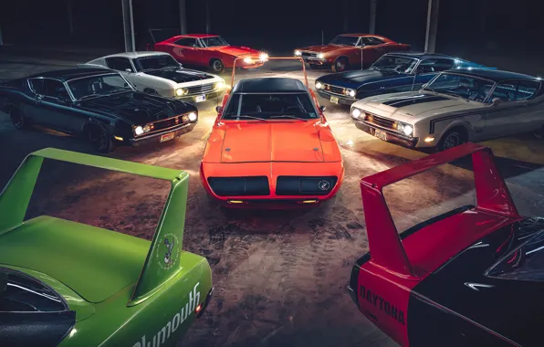 Daytona, dodge charger, muscle cars, plymouth superbird