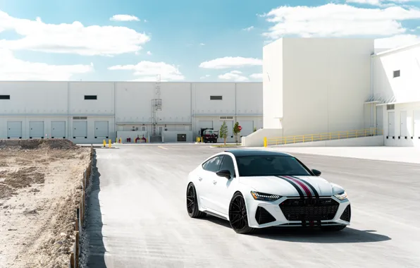 Audi, Predator, White, VAG, RS7, SportBack