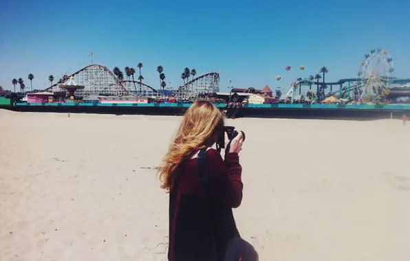 Girl, attraction, photographs