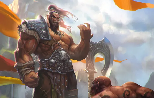 Picture WoW, Warcraft, Orc, world of warcraft, warlords of draenor, Grommash Hellscream
