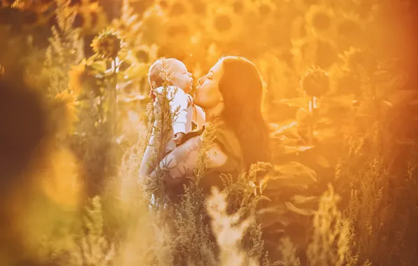 Light, life, child, mother