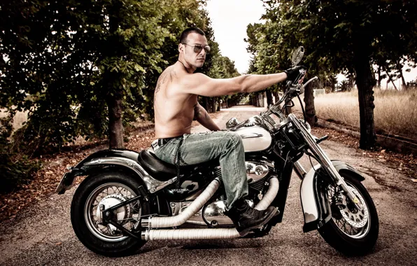 Background, motorcycle, Carlos