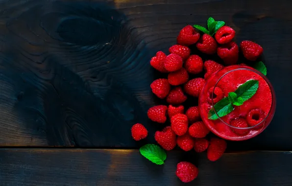 Berries, raspberry, smoothies