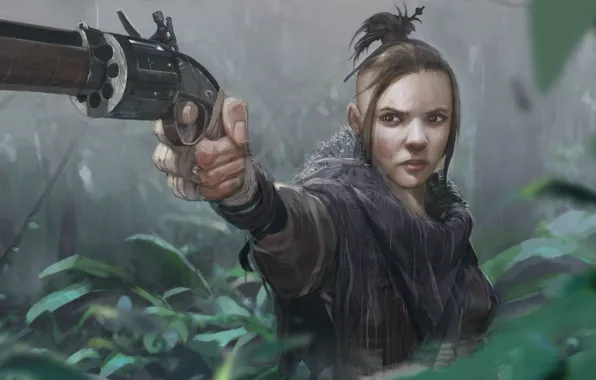 Girl, Look, Revolver, Take Aim, Aim, Tehya
