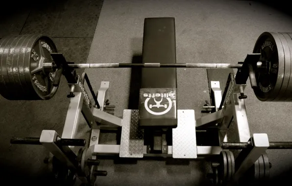 Bench, Rod, Gym, Bench